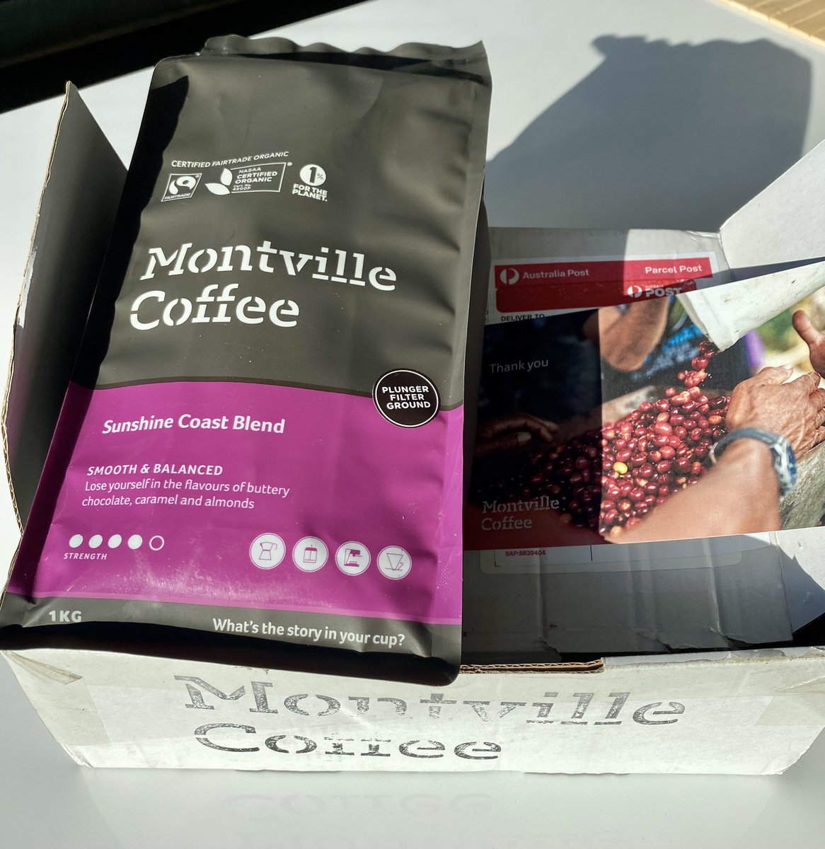 Favourite <a href="/montvillecoffee/">Montville Coffee</a> delivery! 👌
