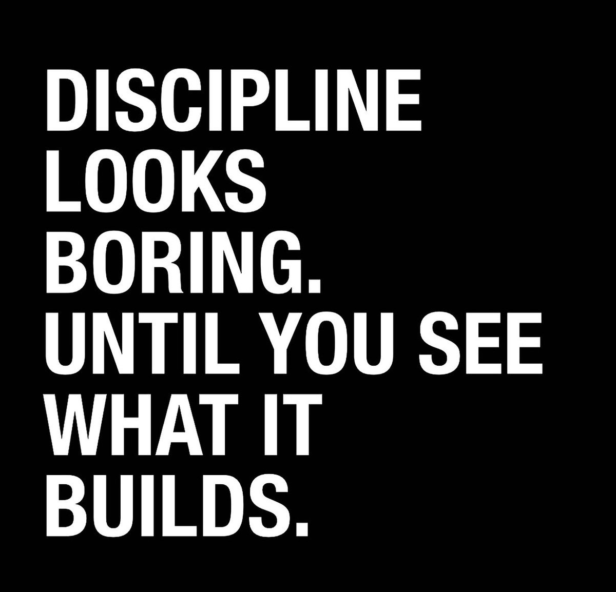 Discipline: