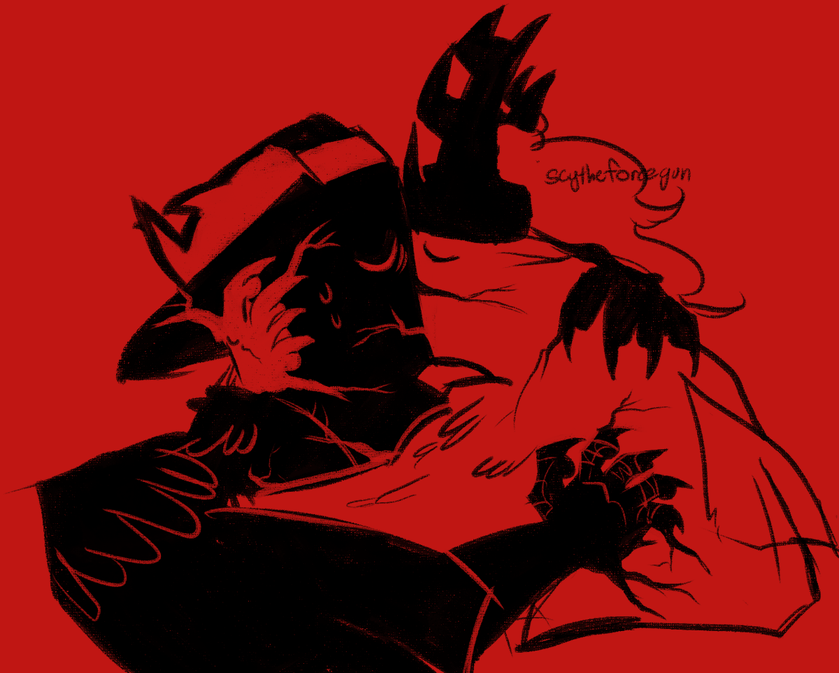 zukagun's tweet photo. painfully devoted. 

here you go my 2 reaperkoi fans.

#reaperkoi #phighting #phightingart #reaperscythe #vinesplash #scythestaff https://t.co/WyptgPODz1