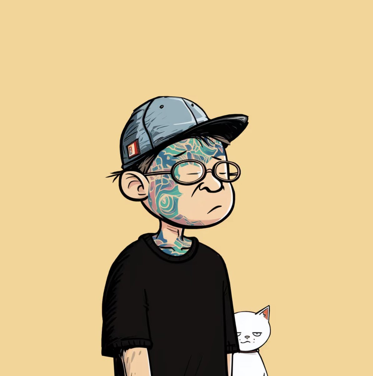 This cat is my sloppy spirit animal fr 

Digital Slop by <a href="/henlo_eth/">henlo</a>