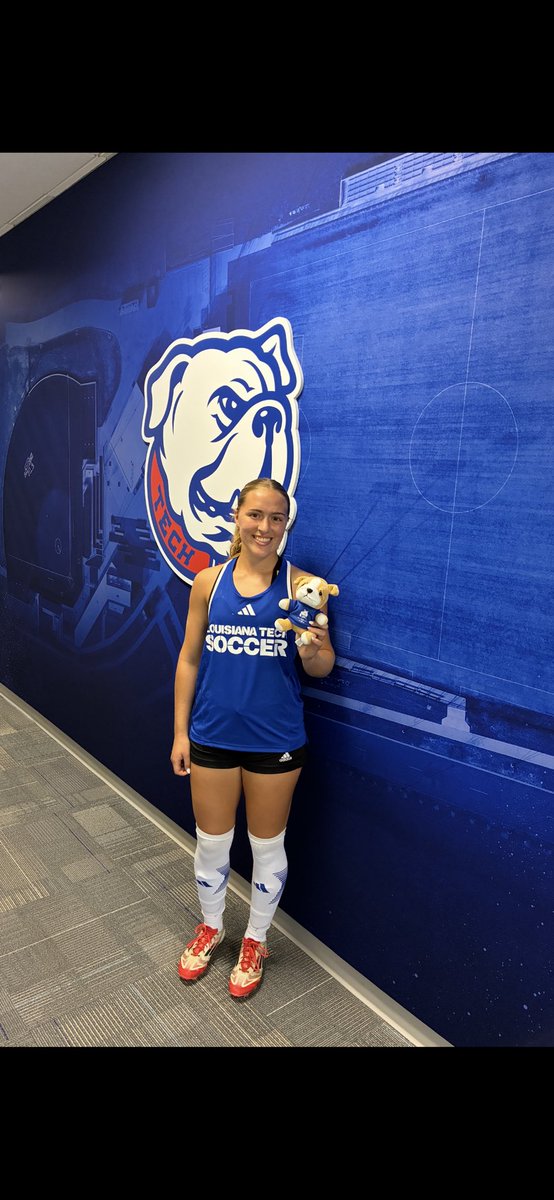 Our first <a href="/LATechSOC/">LA Tech Soccer ⚽</a> 🔵⚽️🔴 🐶Award recipient of the 2025 season is <a href="/PeytonWiseman99/">Peyton Wiseman (2025)</a>  Our freshman had a great first week!! #EarnTheRight #BarkLouder