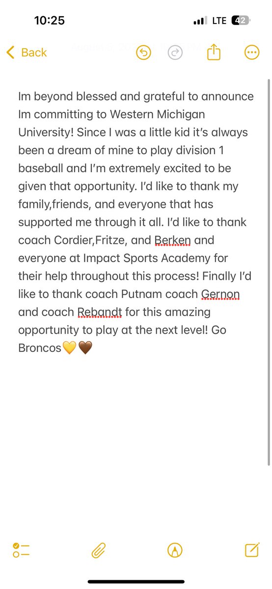 Go Broncos 🤎🤎💛💛