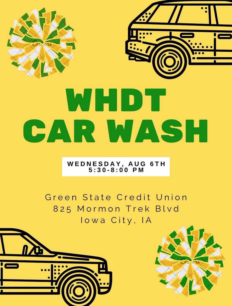 Get your car washed &amp; support the West High Dance Team!