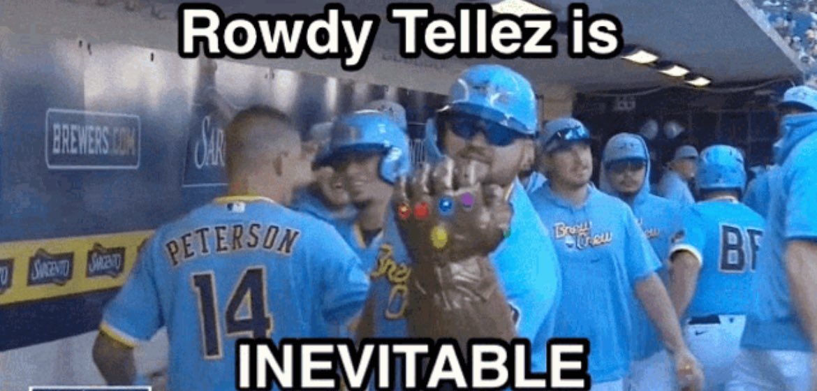 ROWDY. FREAKING. TELLEZ
