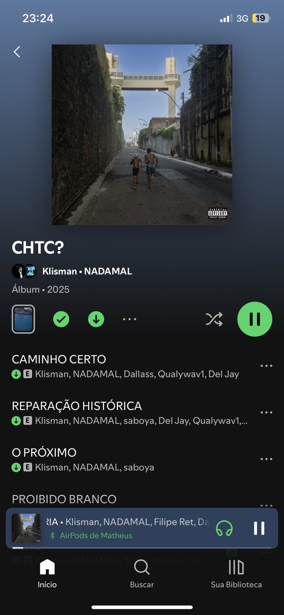 ouvindoalbum's tweet photo. Dia 114: CHTC? - Klisman https://t.co/ZZafmsDt0S