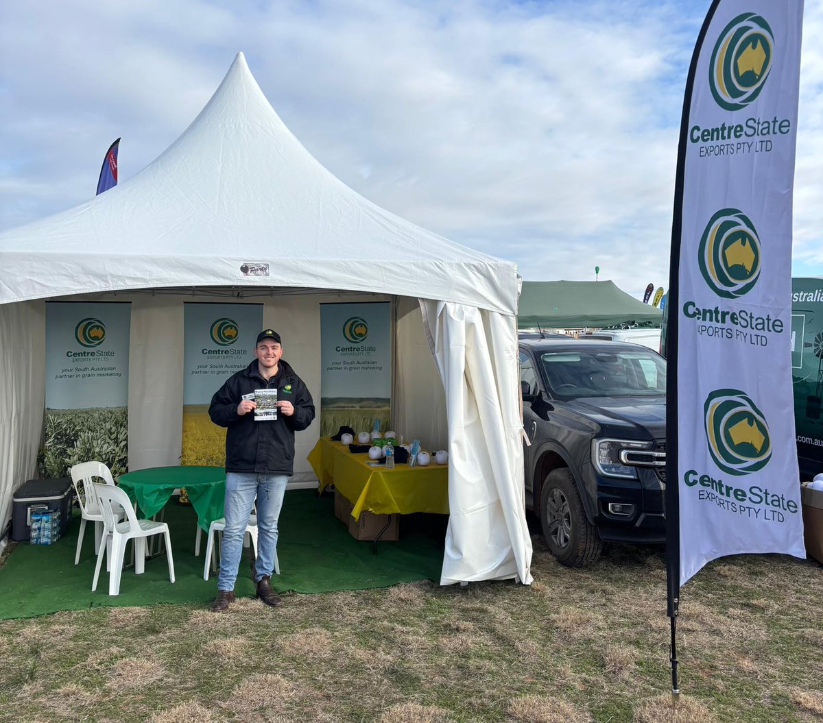 1st time attending #malleemachineryfielddays come and have a chat with Henry and Tom at site 48!!