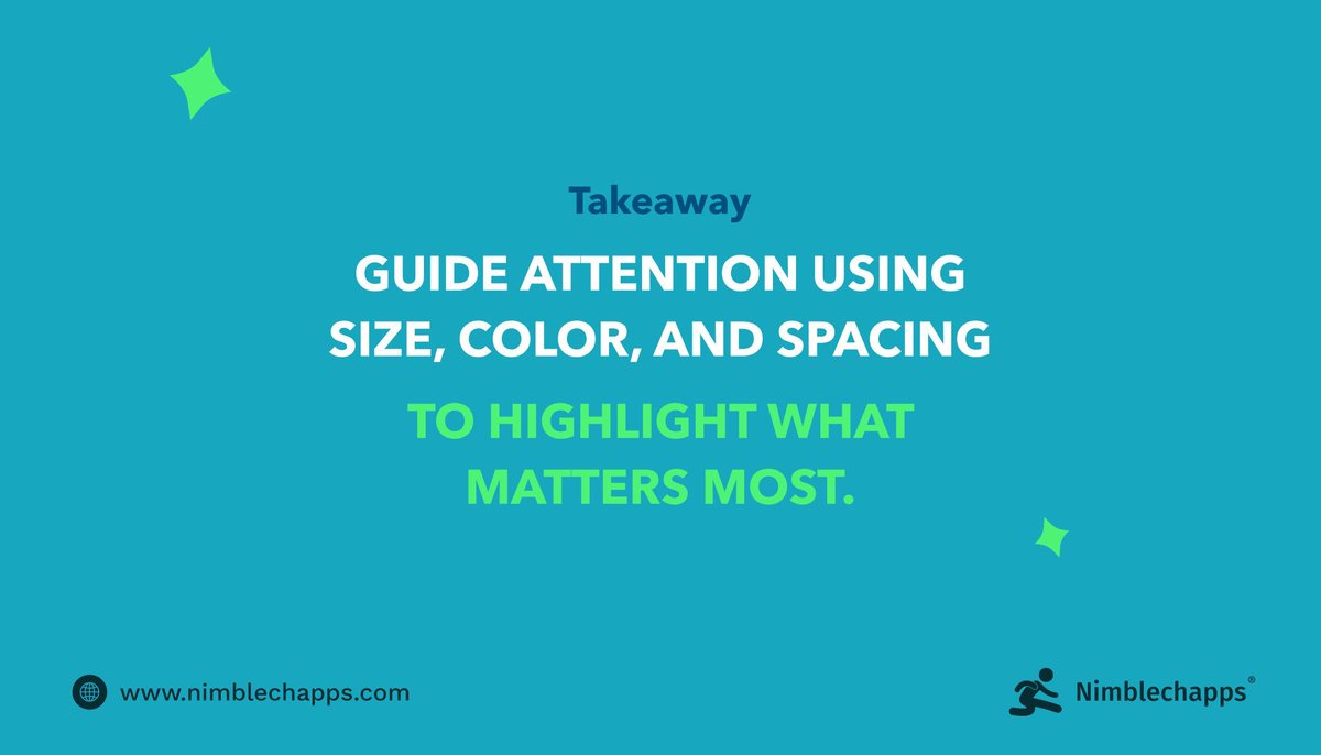 Nimblechapps's tweet image. 🚫 UX Myth: Visual Hierarchy Doesn’t Matter
✅ Truth: It’s What Guides Every Click.
Design isn’t just how it looks — it’s how it communicates.
No hierarchy = lost users, missed actions.
Clarity > Clutter.
#UXDesign #VisualHierarchy #Nimblechapps #UIUXMusing #WebAppDevelopment