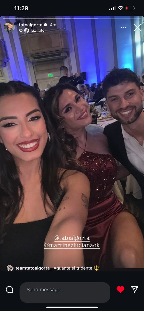 LeeslyGirl_'s tweet photo. 🚨Santi reposteó la foto en sus historias
de IG 🥹❤️🩹 lo amoo
#ElTridente 🔱 https://t.co/cGemoE06Wt