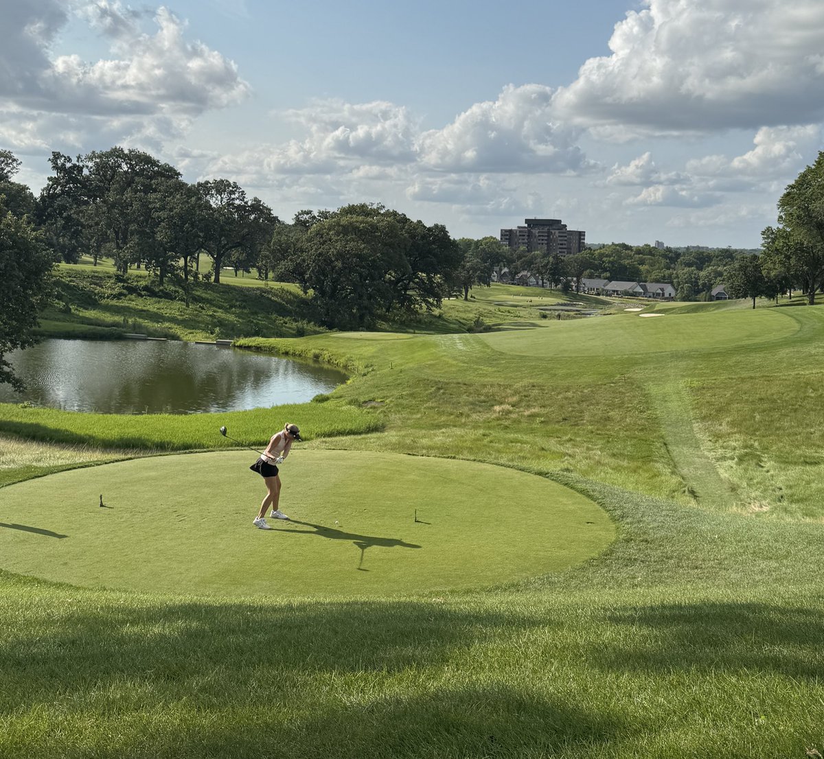 GirlsNWGolf's tweet photo. Congratulations to current senior Adalyn Wiig and Alum Hannah Pettitt on making the cut at the Iowa Women’s Amateur! Also, great efforts and showings from Piper Sandfort and Kendall Curran. Really proud of our ladies! https://t.co/aTpdC0VoDf https://t.co/QkfVRTgQe3