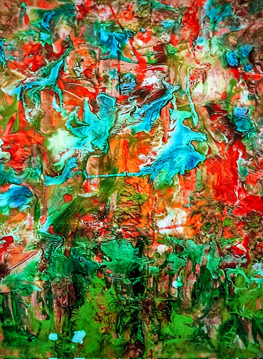 "Our minds have a need and desire for coherence, we want to make sense of things!" #abstractpainting #mantra #ArtistOnTwitter