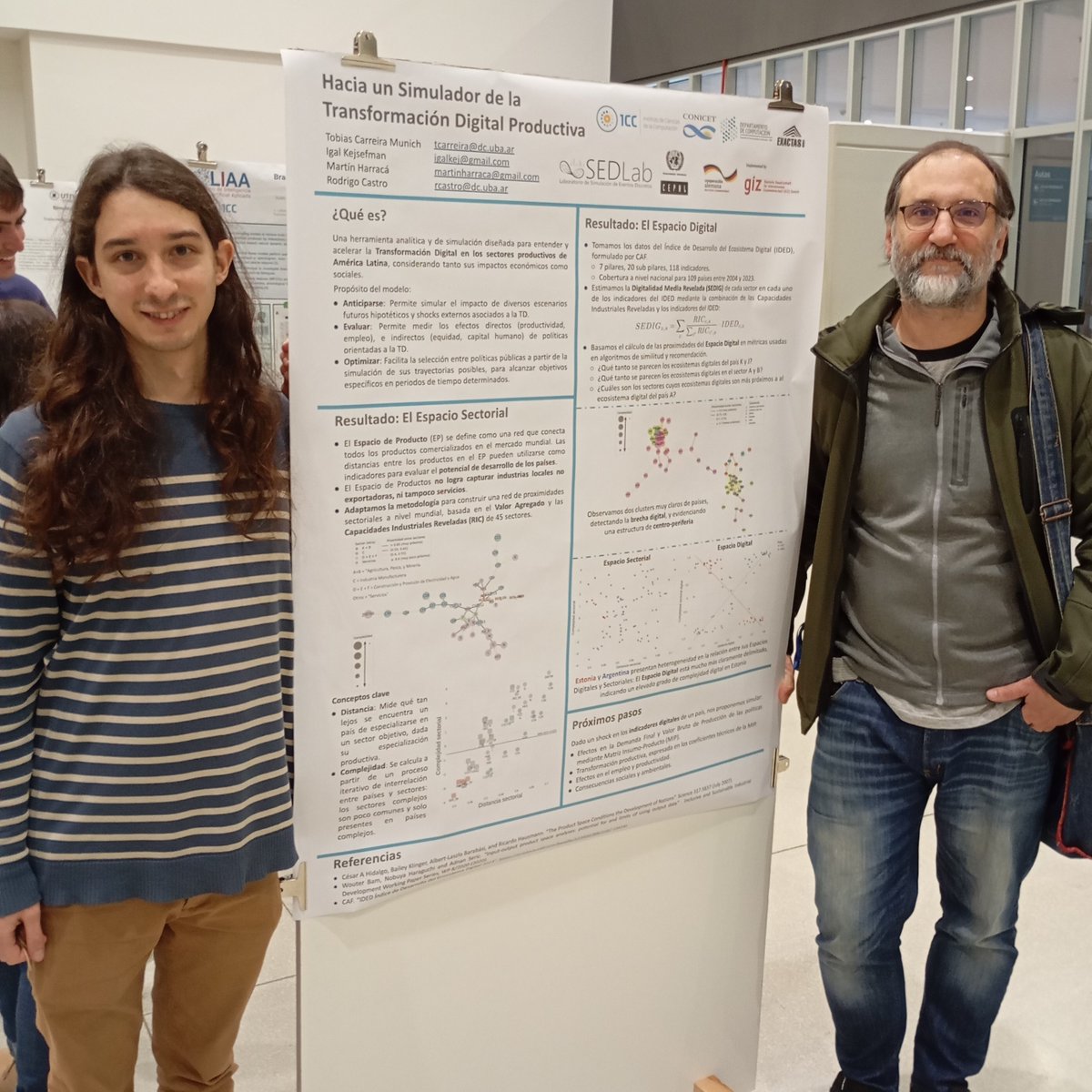 Laboratorio de Simulación de Eventos Discretos (@sedlab_icc) on Twitter photo Tobi Carreira Munich en en la <a href="/ECIDCUBA/">ECI</a>
"Hacia un Simulador de la Transformación Digital Productiva"
#ECI202538 Escuela de Ciencias Informáticas
con Martín Harracá e Igal Kejsefman
<a href="/SEDLab_ICC/">Laboratorio de Simulación de Eventos Discretos</a> <a href="/ComputacionUBA/">Computación, Exactas - UBA</a> <a href="/icc_uba_conicet/">ICC</a> Tobi Carreira Munich en en la <a href="/ECIDCUBA/">ECI</a>
"Hacia un Simulador de la Transformación Digital Productiva"
#ECI202538 Escuela de Ciencias Informáticas
con Martín Harracá e Igal Kejsefman
<a href="/SEDLab_ICC/">Laboratorio de Simulación de Eventos Discretos</a> <a href="/ComputacionUBA/">Computación, Exactas - UBA</a> <a href="/icc_uba_conicet/">ICC</a>