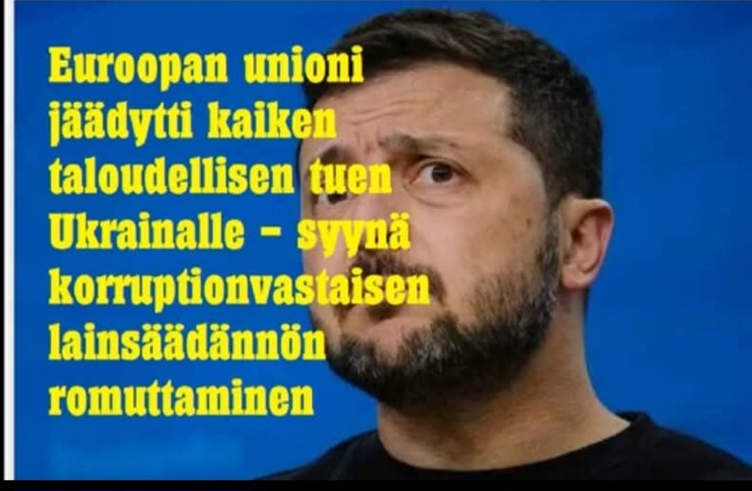 RamiRuohonen's tweet photo. @SofiOksanen @OutiSalovaara @AtenaKustannus Lähtökohtaisesti jokainen nykyinen ja entinen itä-blokin maa on täysin korruptioitunut. Olisi kiva kuin joku tutkisi Ukrainan avustukset niin aseet kuin rahan miten ne ovat valunneet tietyille tahoille. 

Ja eikös Ukrainaakin tainnut uhata jotkut sanktiot korruptiosta? https://t.co/NZ8mCJ4JZX