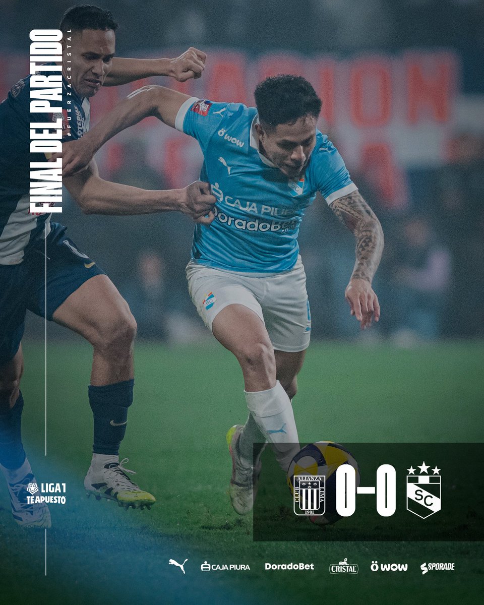 ClubSCristal's tweet image. 🔚 𝗙𝗜𝗡𝗔𝗟 𝗗𝗘𝗟 𝗣𝗔𝗥𝗧𝗜𝗗𝗢.

¡Nos vemos el domingo en el Alberto Gallardo! 💪

#FuerzaCristal