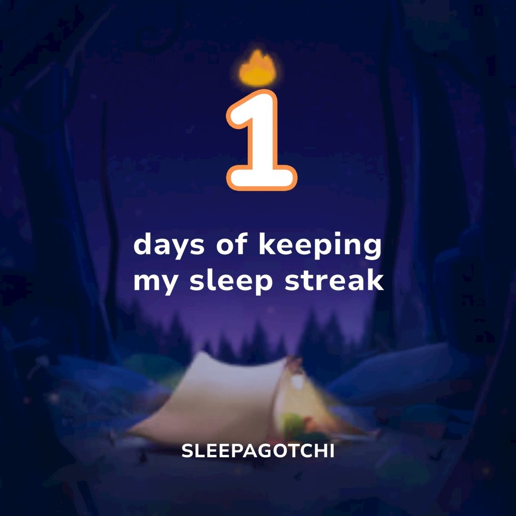 csar_c1's tweet image. I’m on the sleep streak! 
Join me on Sleepagotchi.
sleepagotchi.com
