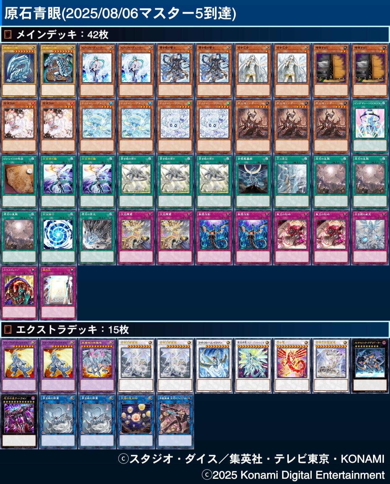 遊戯王OCG 原石青眼デッキ　手札誘発汎用エクストラ、おまけ付き 司書崩れ on X: 