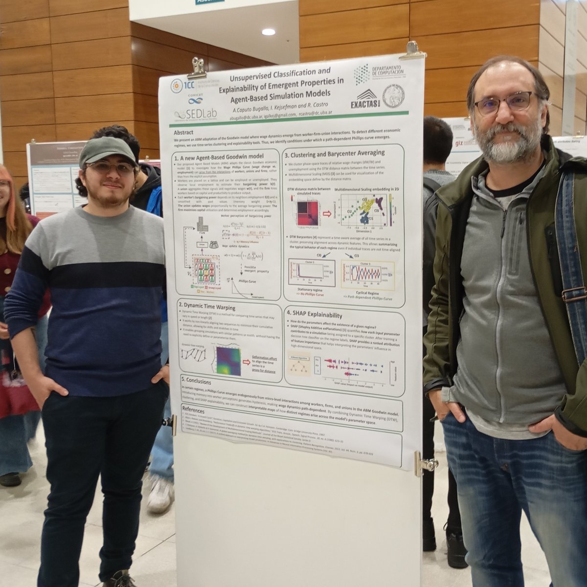 Laboratorio de Simulación de Eventos Discretos (@sedlab_icc) on Twitter photo Agus Caputo Bugallo en la <a href="/ECIDCUBA/">ECI</a>
"Unsupervised Classification and Explainability of Emergent Properties in Agent-Based Simulation Models"
#ECI202538 Escuela de Ciencias Informáticas + Rodrigo Castro, Martín Harracá, Igal Kejsefman
<a href="/SEDLab_ICC/">Laboratorio de Simulación de Eventos Discretos</a> <a href="/ComputacionUBA/">Computación, Exactas - UBA</a> <a href="/icc_uba_conicet/">ICC</a> Agus Caputo Bugallo en la <a href="/ECIDCUBA/">ECI</a>
"Unsupervised Classification and Explainability of Emergent Properties in Agent-Based Simulation Models"
#ECI202538 Escuela de Ciencias Informáticas + Rodrigo Castro, Martín Harracá, Igal Kejsefman
<a href="/SEDLab_ICC/">Laboratorio de Simulación de Eventos Discretos</a> <a href="/ComputacionUBA/">Computación, Exactas - UBA</a> <a href="/icc_uba_conicet/">ICC</a>