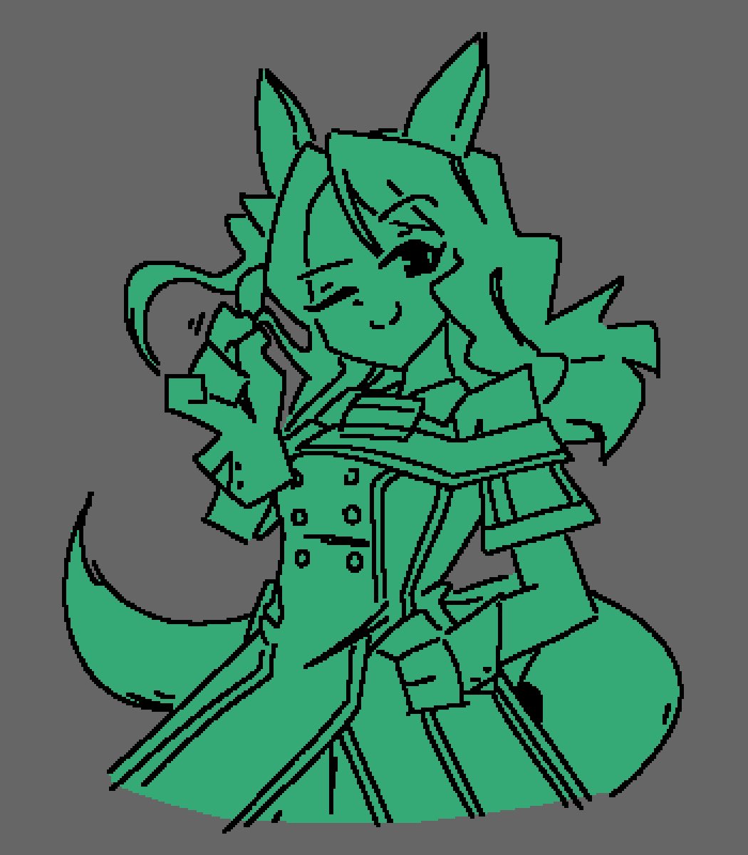 a first-rate doodle for a first-rate uma
#umamusume