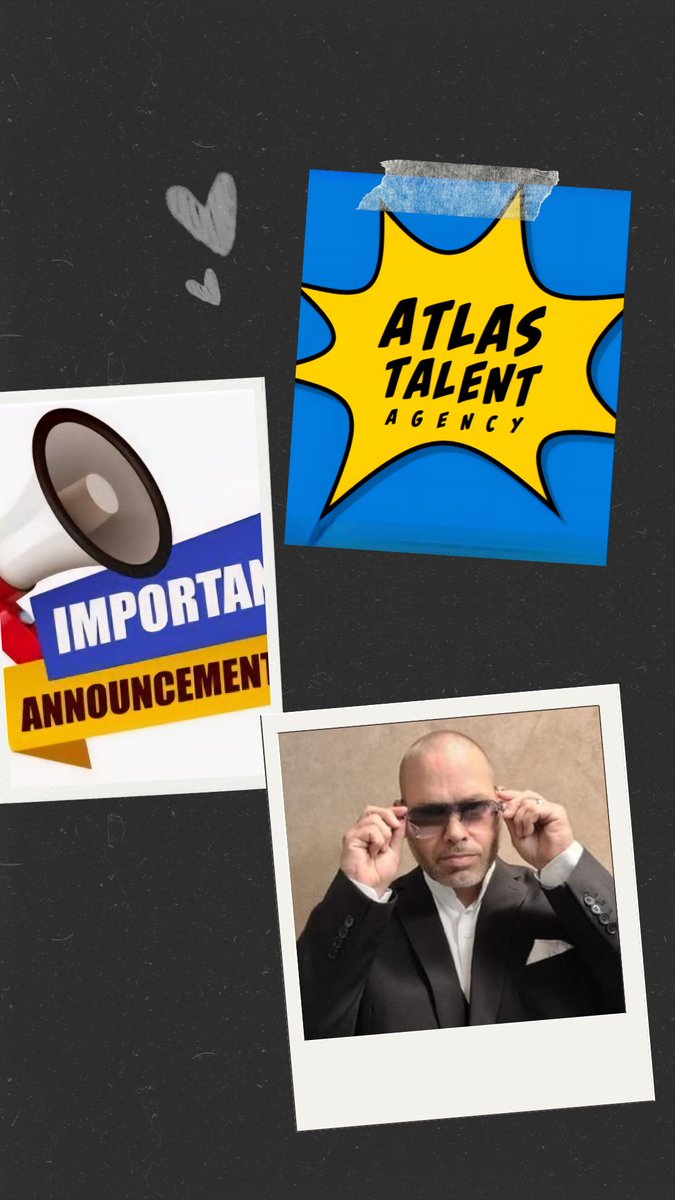 🔥MAJOR ANNOUNCEMENT INCOMING!🔥

Thrilled to announce that I have officially signed with Atlas Talent Agency for representation in Los Angeles and New York! Grateful for the opportunity and cant wait to see where this thing takes us! 

There are so many moving parts to thank!