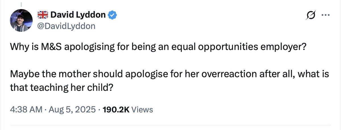 J.K. Rowling (@jk_rowling) on Twitter photo It's really quite astounding how many men are willing to state publicly that mothers shouldn't teach their teenage daughters to say 'no' to male strangers offering to help with their bras. <a href="/DavidLyddon/">🇬🇧 David Lyddon</a> It's really quite astounding how many men are willing to state publicly that mothers shouldn't teach their teenage daughters to say 'no' to male strangers offering to help with their bras. <a href="/DavidLyddon/">🇬🇧 David Lyddon</a>