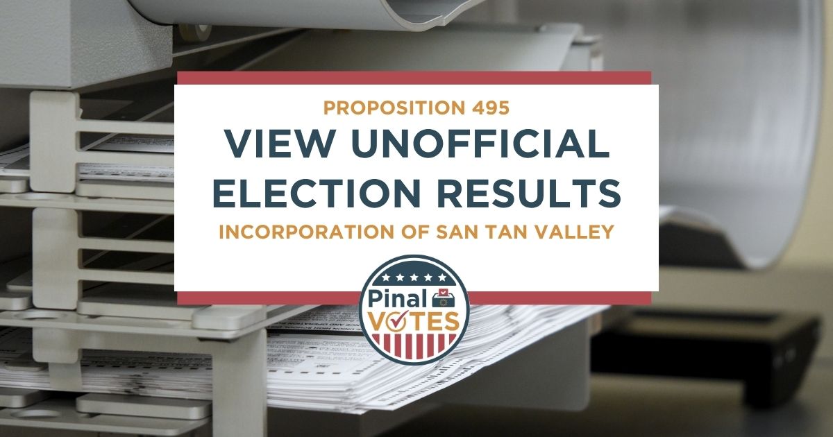 Unofficial results from the August 5, 2025, Proposition 495 Election are now available on our website. 

Stay tuned for updates! Find initial results here: ow.ly/cb0k50WAqJT