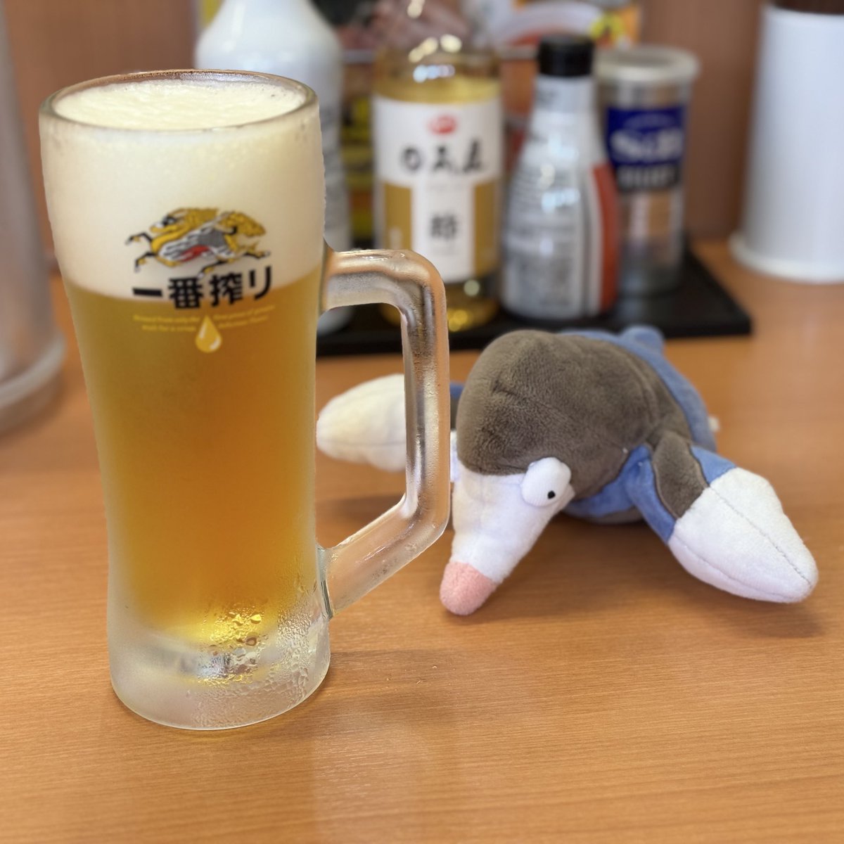 あつすぎて　びあ…