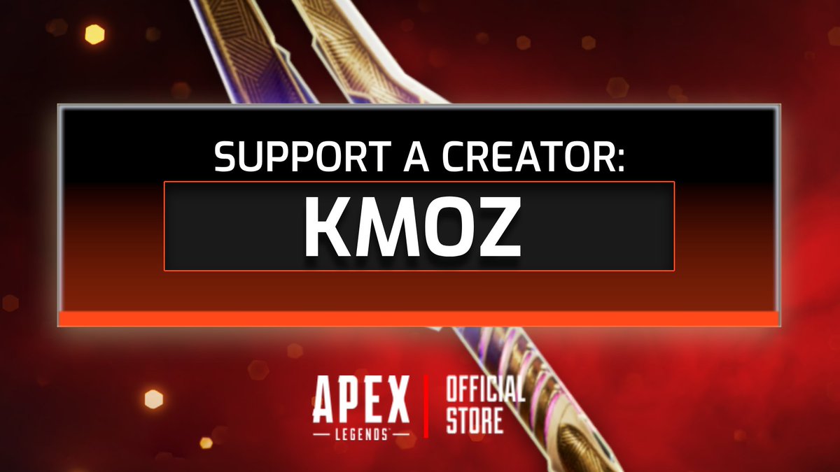 How exciting, now you can support me while you're purchasing your new thicc loba skin 🍑

➡️Go to the online shop or EA App  
╰ ➤ store.ea.com 
➡️ Select Battle Pass, Apex Coins (Or any EA games)
➡️ Press "apply promo code" and enter "KMOZ"

Shoutout to @playapex for