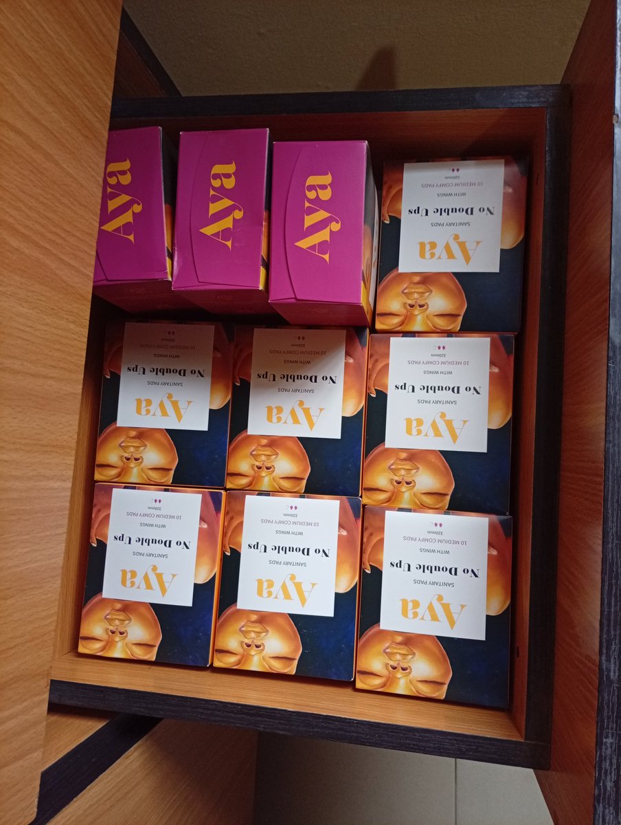 Why be in your period and fret about stain when 

Aya gat YOU 🫵 

Experience the rest of mind AYA gives

If it's not quality, you can never find "Aya" there

Price per box : #1400
Location : Lagos , Ibadan. Nationwide delivery