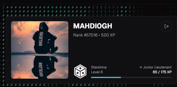 Mahdi0Gh's tweet photo. Woo-hoo!  Just hit Starshina in the Union!  Ready to crush it with my awesome team!  @union_build 
 points updated and "intract with sepolia " quest fixed

i think union airdrop will be valuable for yapers and discord contributors https://t.co/dorI3Zju1y