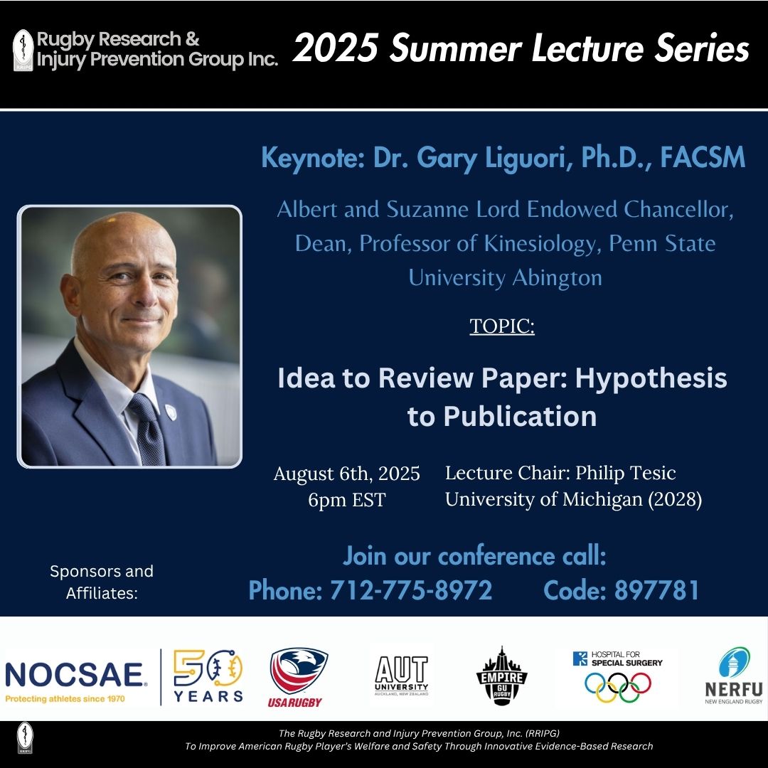 rripg's tweet photo. 📢 On Aug 6 at 6PM EST, join #RRIPG for Week 10 of #SLS25!

Dr. Gary Liguori #PhD #FACSM (@PennStateAbington) presents:
 “Idea to Review Paper: Hypothesis to Publication”
Learn how to take an idea from hypothesis to a published review article.

#AcademicWriting #ResearchSkills https://t.co/Wrrm5RAQp3