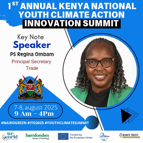 JUSTINEMAGANG10's tweet photo. A summit like no other!
We'll be hearing what the government has for the youth🌻
#ClimateInnovationSummit
#YouthSummit
#SikilizaSautiYetu
@Oayouthkenya @WeWorldOnlus @crawntrustkenya @KYCA_Council
#InternationalYouthDay2025
#devolutionconference2025 https://t.co/To1ILndgDr