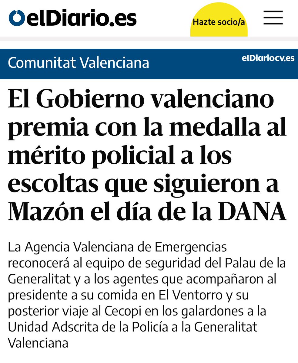 Medalla por escoltarlo en “El Ventorro”?
En serio?