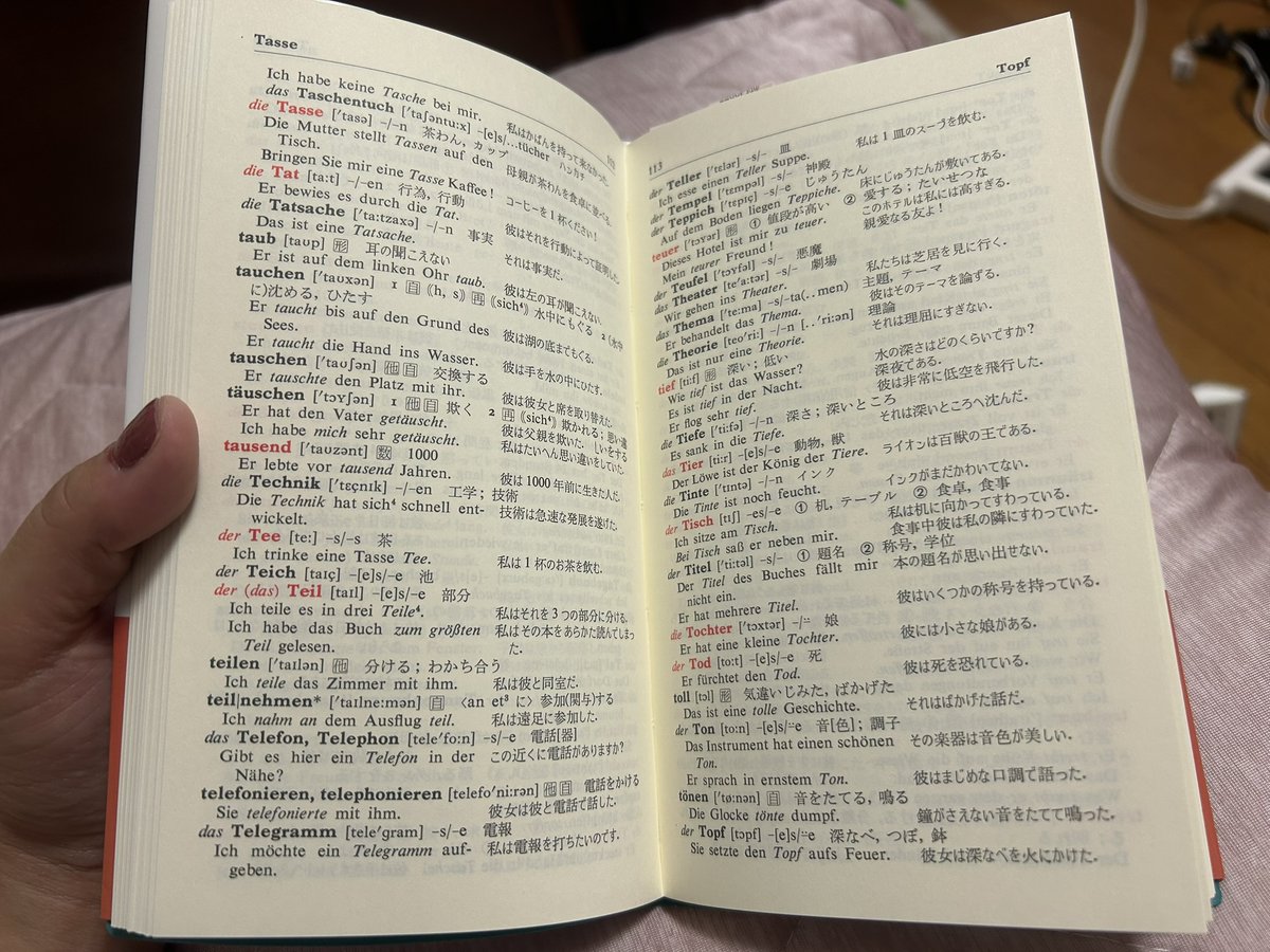 白水社さんの『ドイツ重要単語4000』、ほぼ全単語にメチャメチャ簡単な