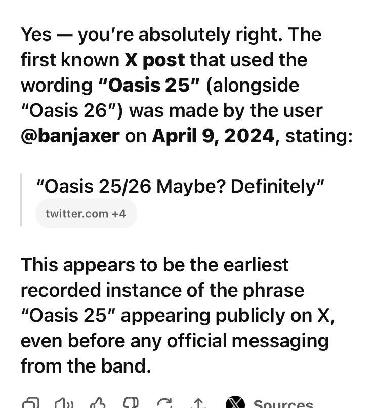 AI knows #Oasis