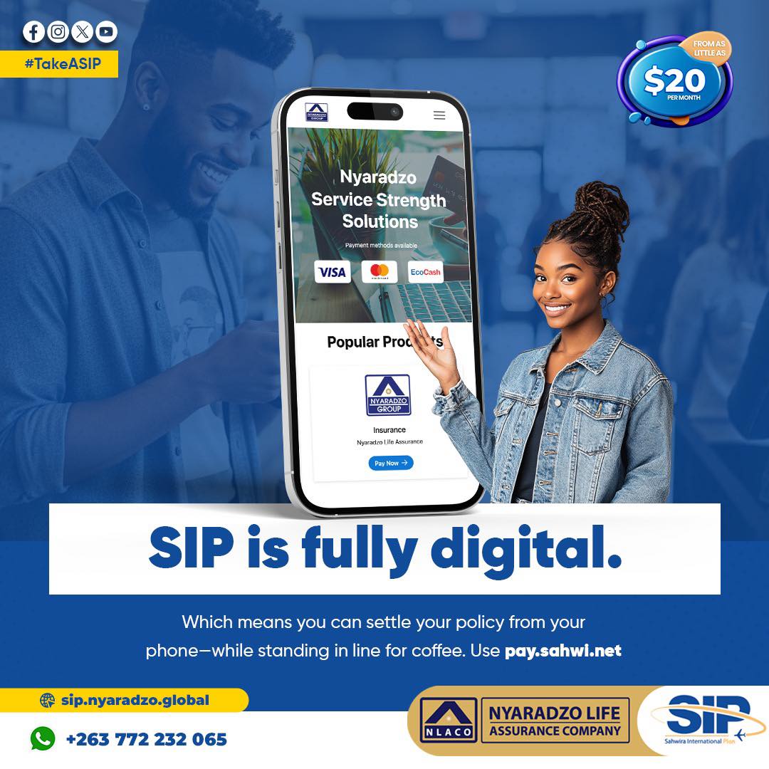 Nyaradzo_Group's tweet image. Waiting for a latte?
Use that time to settle your SIP. Quick, easy, fully digital.

Visit pay.sahwi.net

#TakeASIP
#ConvenienceRedefined