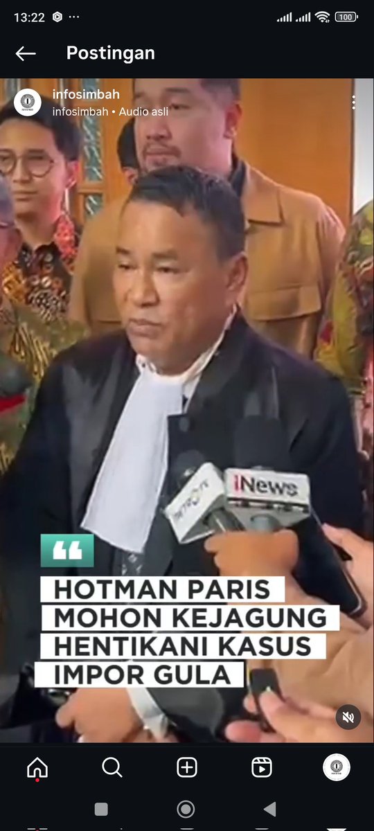 Hotman Paris mohon kejagung untuk menghentikan kasus impor gula
.
#fyp
#hotmanparis 
#Viral #kasus #imporgula #kasusimporgula #tomlembong
<a href="/prabowo/">Prabowo Subianto</a> #indonesia