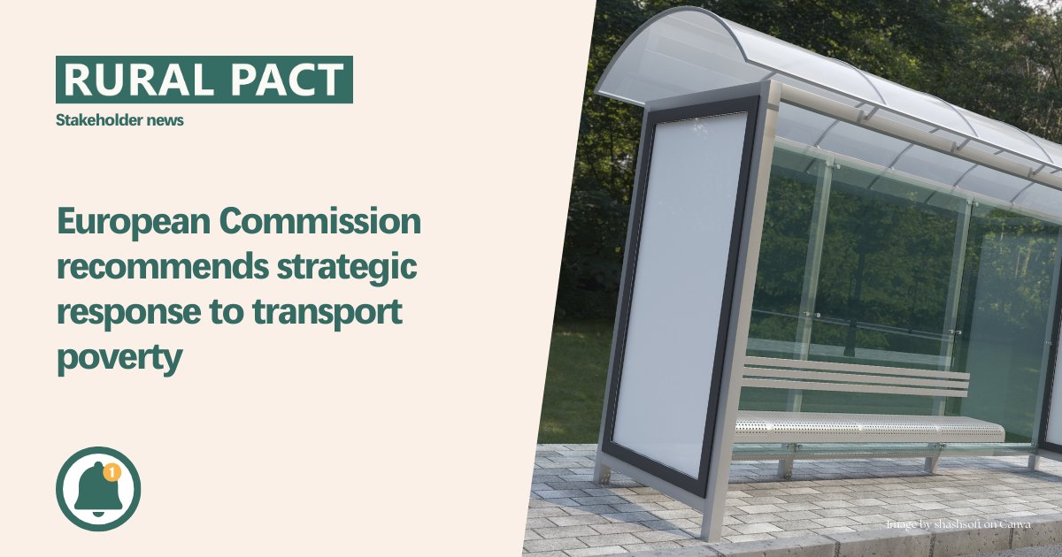 EU Rural Pact (@eururalpact) on Twitter photo A recent <a href="/EU_Commission/">European Commission</a> recommendation calls on EU Member States to develop strategic approaches for combating & preventing transport poverty, identifying at-risk populations & areas, & adopting inclusive mobility policies:
bit.ly/4opD3Wj
#RuralVisionEU #RuralPact A recent <a href="/EU_Commission/">European Commission</a> recommendation calls on EU Member States to develop strategic approaches for combating & preventing transport poverty, identifying at-risk populations & areas, & adopting inclusive mobility policies:
bit.ly/4opD3Wj
#RuralVisionEU #RuralPact