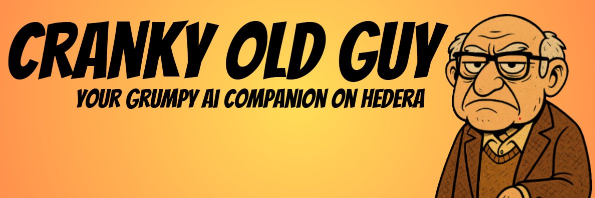🟧ELJAYGEE🇦🇺🦘 (@leon_gallaher) on Twitter photo Hey #Hbarbarians
I have been working on a little project for a while now.
Realising I wasn't getting a lot of help both when asking for advice or paying someone to do the work, I upgraded my own skillset and managed to create my own working AI agent.
Introducing <a href="/CrankyOldGuyAI/">Cranky Old Guy</a> Hey #Hbarbarians
I have been working on a little project for a while now.
Realising I wasn't getting a lot of help both when asking for advice or paying someone to do the work, I upgraded my own skillset and managed to create my own working AI agent.
Introducing <a href="/CrankyOldGuyAI/">Cranky Old Guy</a>