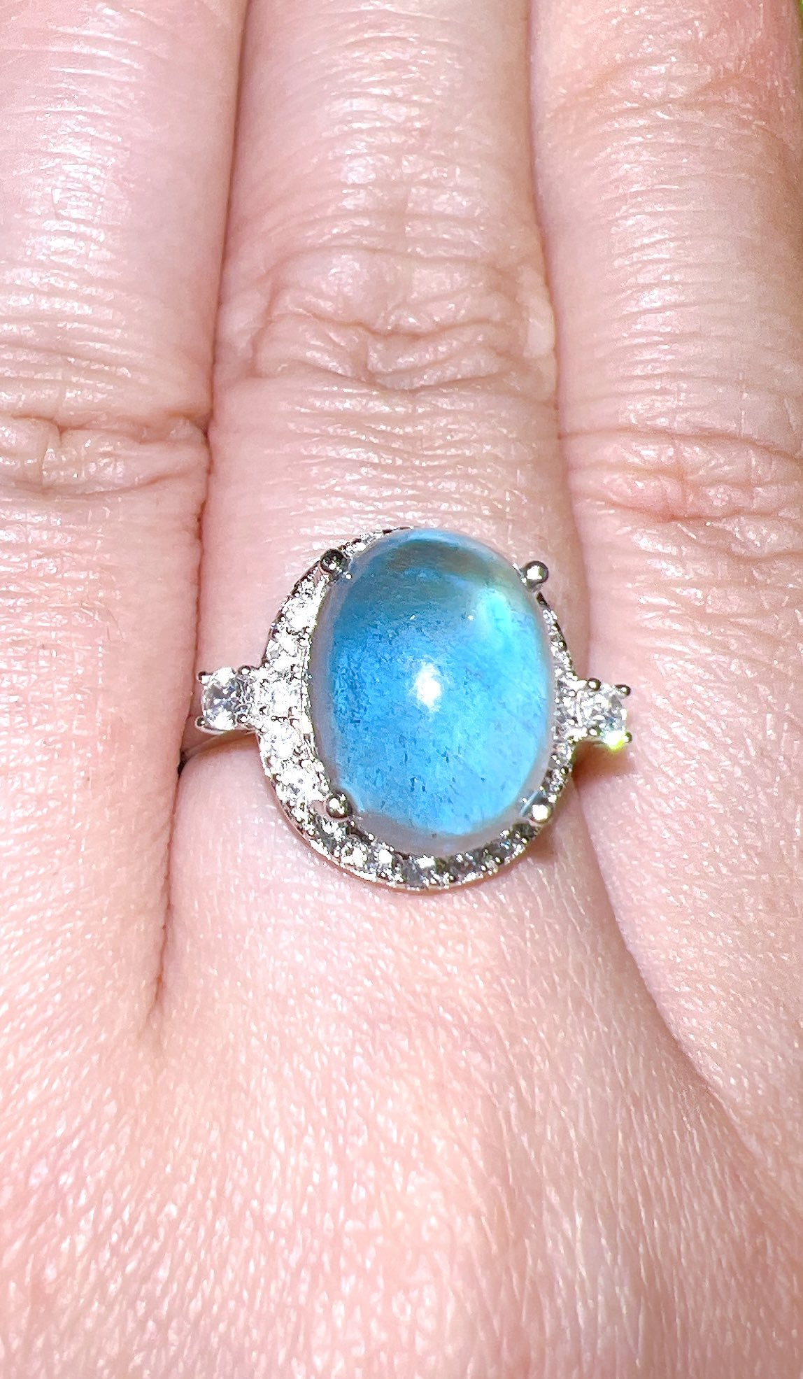 万博　ネパール　アクアマリン　リング 万博 ネパール アクアマリン リング - メルカリ