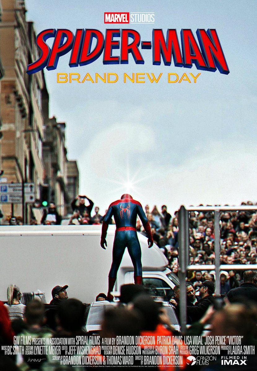 The sudden urge to make a movie poster from the set photo of Spider-Man. 

You're welcome! #SpiderManBrandNewDay