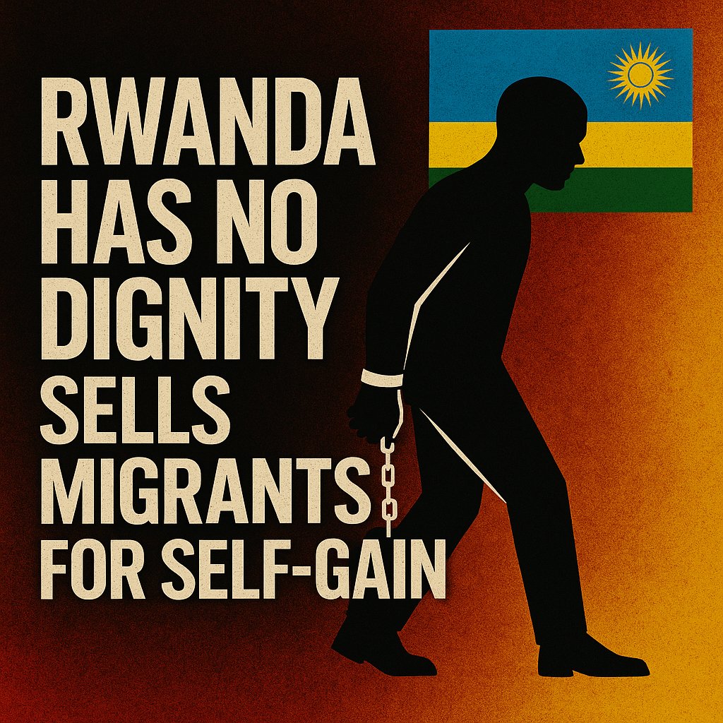 Norman Ishimwe 🤝 (@normanishimwe) on Twitter photo Commentary on the #Rwanda–U.S. Migrant Deal: When Sovereignty Becomes a Transaction
<a href="/onduhungirehe/">Olivier J.P. Nduhungirehe</a> <a href="/YolandeMakolo/">Yolande Makolo 🇷🇼</a>
<a href="/maurodelorenzo/">Mauro De Lorenzo</a>
In global politics, some nations sell weapons. Others sell influence. Rwanda, today, is selling people.
The Rwandan government’s recent agreement to Commentary on the #Rwanda–U.S. Migrant Deal: When Sovereignty Becomes a Transaction
<a href="/onduhungirehe/">Olivier J.P. Nduhungirehe</a> <a href="/YolandeMakolo/">Yolande Makolo 🇷🇼</a>
<a href="/maurodelorenzo/">Mauro De Lorenzo</a>
In global politics, some nations sell weapons. Others sell influence. Rwanda, today, is selling people.
The Rwandan government’s recent agreement to