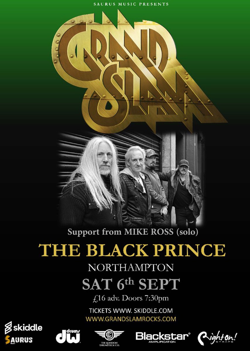ONE MONTH TODAY! <a href="/grandslamrocks/">Grand Slam</a> at <a href="/blackprincenn/">The Black Prince</a>

Back in the post-Lizzy days, Laurence Archer wrote &amp; performed with Phil Lynott. Grand Slam was cut short in its prime, leaving a hole in the fabric of music. Archer has rebuilt the Grand Slam machine!

skiddle.com/e/40576184