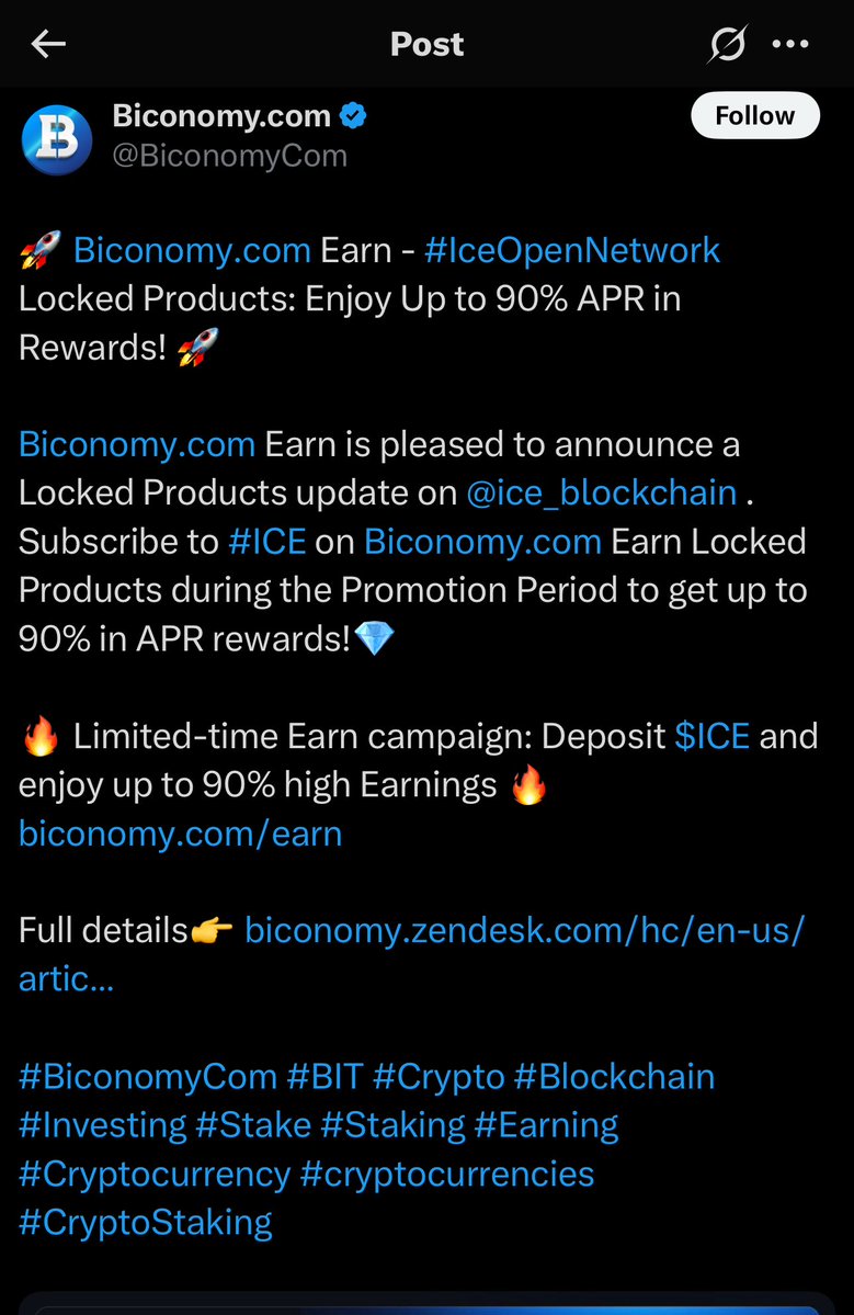 BitcoinHabebe (@bitcoinhabebe) on Twitter photo People dont know how big this is becoming. Things are escalating at an insane rate for $ICE.
•<a href="/Cointelegraph/">Cointelegraph</a> just wrote an article about $ICE & its huge potential
•Exchanges like <a href="/UpholdInc/">Uphold</a> & <a href="/BiconomyCom/">Biconomy.com</a> are running to partner with the project & be first to get a hold on it People dont know how big this is becoming. Things are escalating at an insane rate for $ICE.
•<a href="/Cointelegraph/">Cointelegraph</a> just wrote an article about $ICE & its huge potential
•Exchanges like <a href="/UpholdInc/">Uphold</a> & <a href="/BiconomyCom/">Biconomy.com</a> are running to partner with the project & be first to get a hold on it