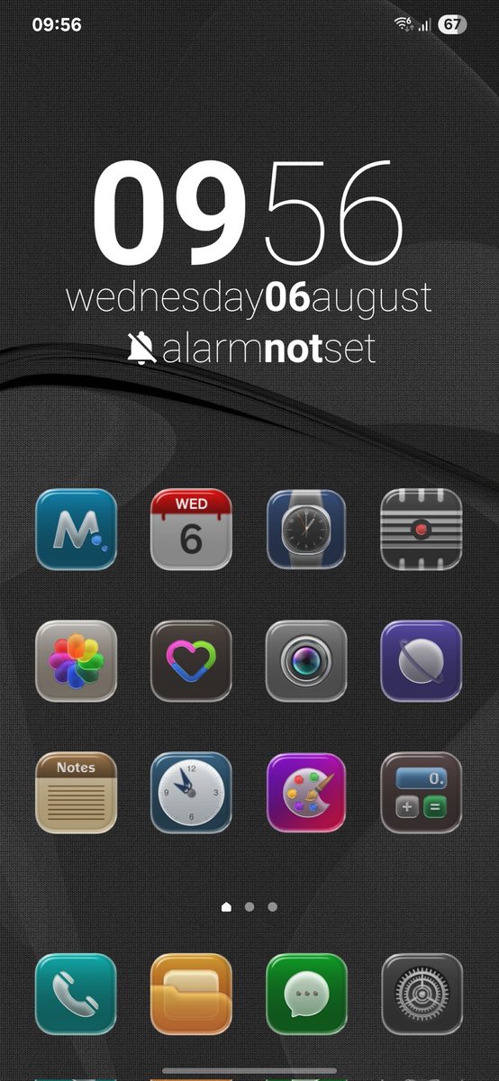 First look with Shades of Glass(this will be the name of this icons thanks to <a href="/jazzzuk/">Rick B.</a> ) on my S22