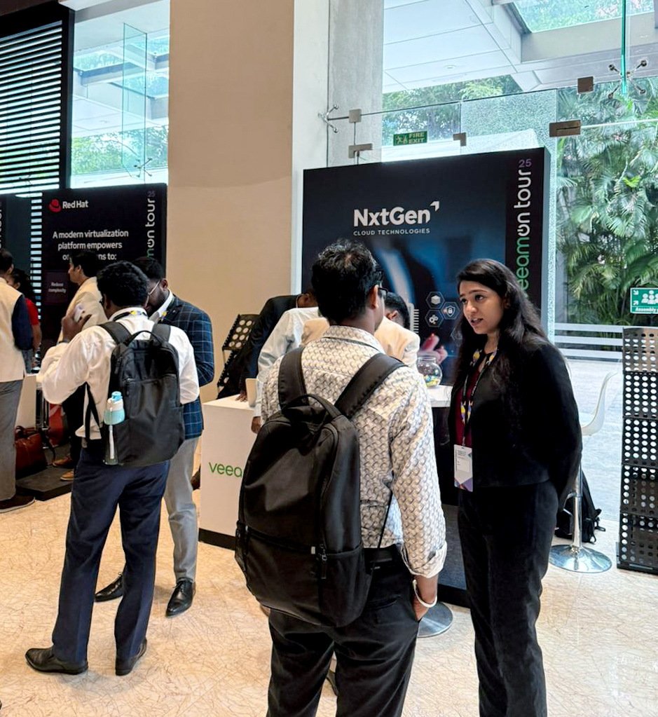 NxtGen Cloud Technologies Pvt Ltd (@nxtgen_cloud) on Twitter photo Live from JW Marriott, Bangalore — #VeeamOn Tour 25 is underway, and NxtGen is proud to be the Platinum Sponsor.
Stop by our booth and let’s talk about building resilient, ready-for-anything digital infrastructure.
<a href="/Veeam/">Veeam® Software</a> <a href="/Veeam_APAC/">Veeam APAC</a> Live from JW Marriott, Bangalore — #VeeamOn Tour 25 is underway, and NxtGen is proud to be the Platinum Sponsor.
Stop by our booth and let’s talk about building resilient, ready-for-anything digital infrastructure.
<a href="/Veeam/">Veeam® Software</a> <a href="/Veeam_APAC/">Veeam APAC</a>