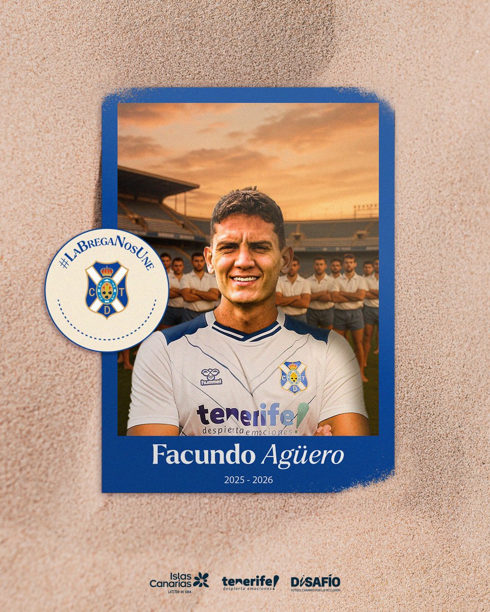 ⚪️🔵 #FacundoAgüero, new #CDTenerife player 

#WelcomeFacundoAgüero #FacundoAgüeroBlanquiazul #LaBregaNosUne #DiSAFÍO