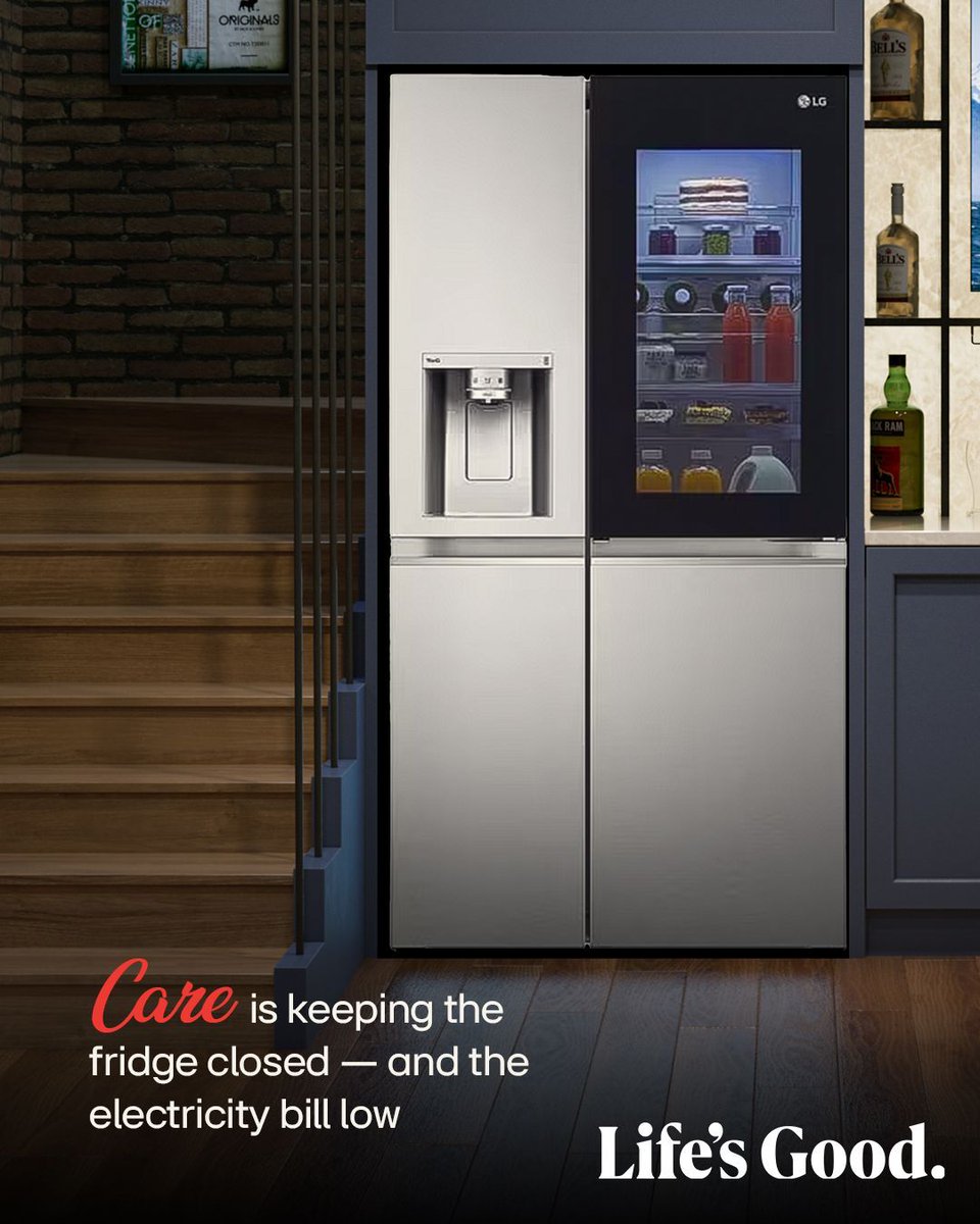 mfh_group's tweet image. Every knock on the #LG #Instaview is a step towards smarter energy use. Protect the cold air. Preserve freshness. Show care the techy way. LG makes even your fridge a love language.

Learn more here: lg.com/africa/refrige…

#LifesGood #LGGambia #MFHGroup #Refrigerator