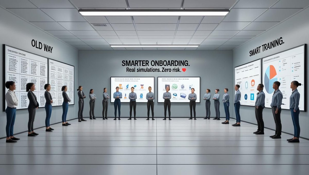 Imagine training employees without whiteboards or long manuals.
💡3D learning software is transforming corporate training with realistic simulations, faster onboarding &amp; zero risk.
It’s training—just smarter.
#CorporateTraining #InteractiveLearning #3DTech