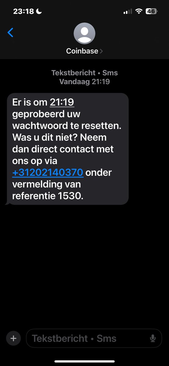 En ik heb niet eens crypto. Even een melding gemaakt bij de fraudehelpdesk. Deze had ik nog nooit eerder gezien. 😳
