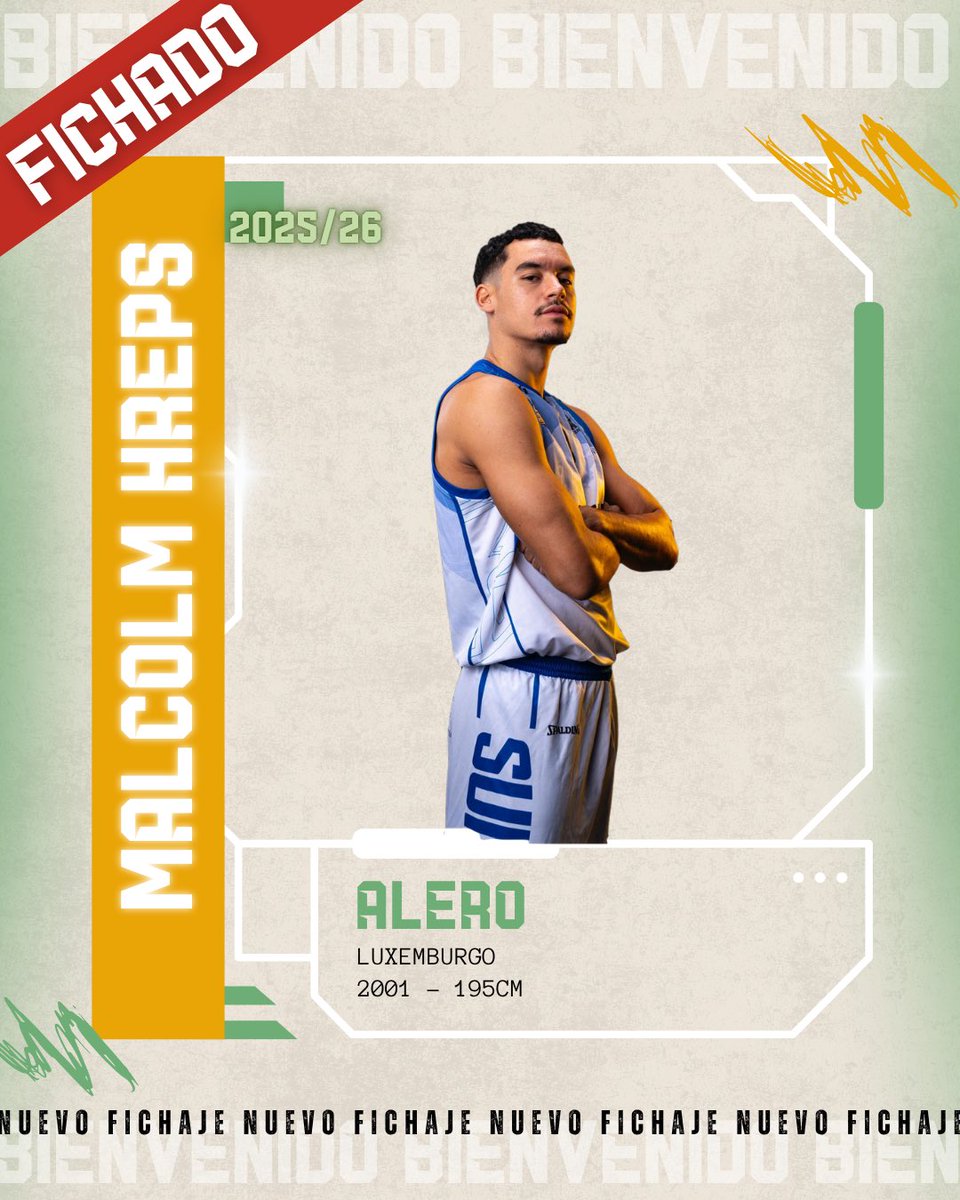 Fichaje ✍🏻
Temporada 25-26🏀
Malcolm Kreps ⛹🏻

🔥 Alero fuerte, vertical y rápido para Lobe Huesca La Magia.

🇱🇺Desde Luxemburgo, con carrera en la BNXT League.

¡Wëllkëmm, Malcolm!
Aúpa Peñas 💚

➕info👇🏻👇🏻
cbphuesca.com/malcolm-kreps-…