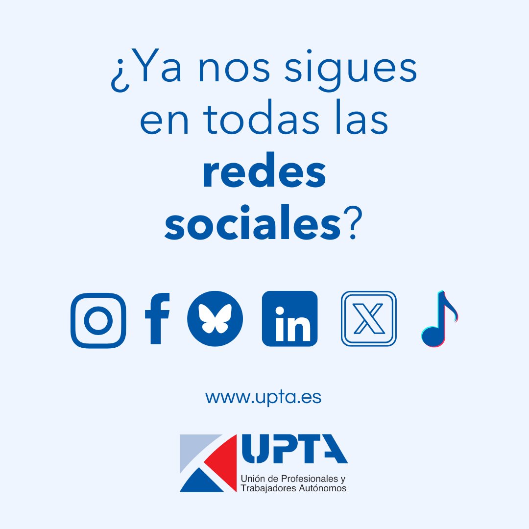 ¡Síguenos en todas nuestras redes sociales y mantente al tanto! 🚀

🌐 Contenido sobre nuestras actividades y programas.
🎓 Recursos, novedades legislativas del colectivo y consejos para tu desarrollo profesional.
📣 Noticias de última hora y eventos que no te puedes perder.

🔗